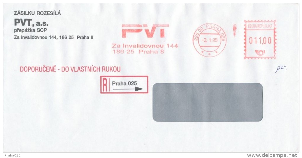 I5479 - Czech Rep. (1995) 225 00 Praha 025: PVT (= Company Computer Science) - Informatik