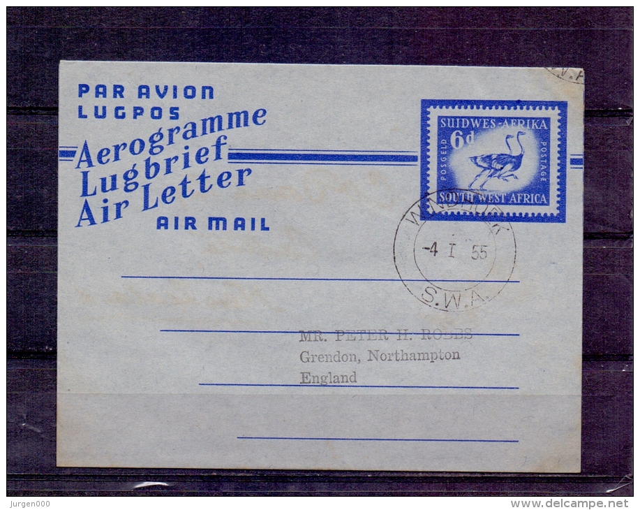 South West Africa - 4/1/55  (RM4295) - Autruches