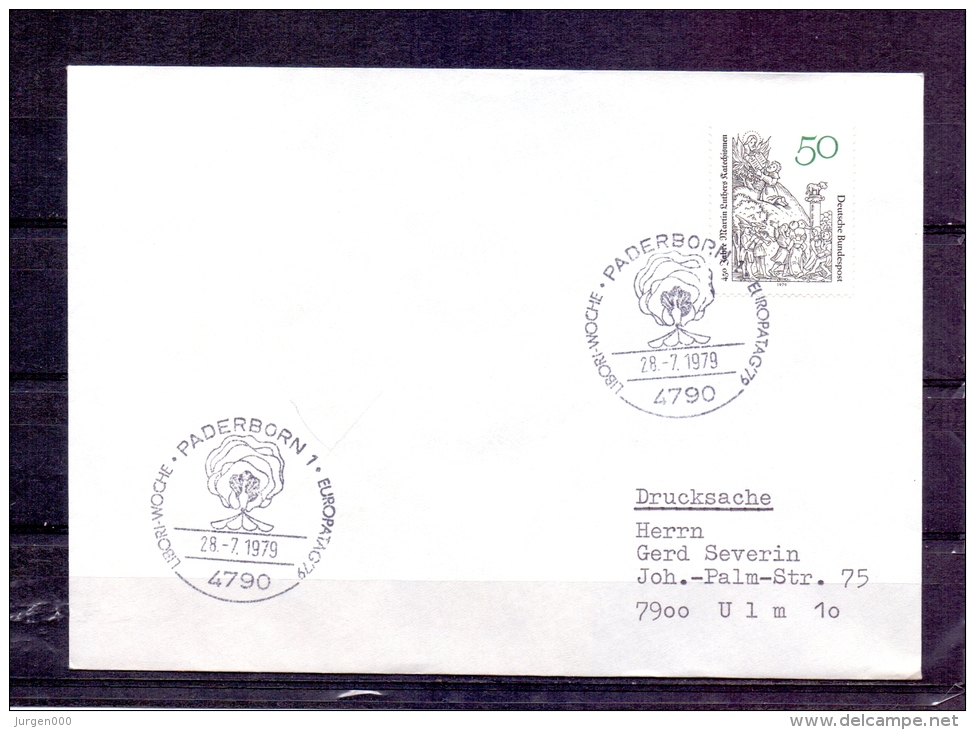 Deutsche Bundespost - Liboriwoche - Europatag - Paderborn 27/7/1978 (RM4302) - Pavoni