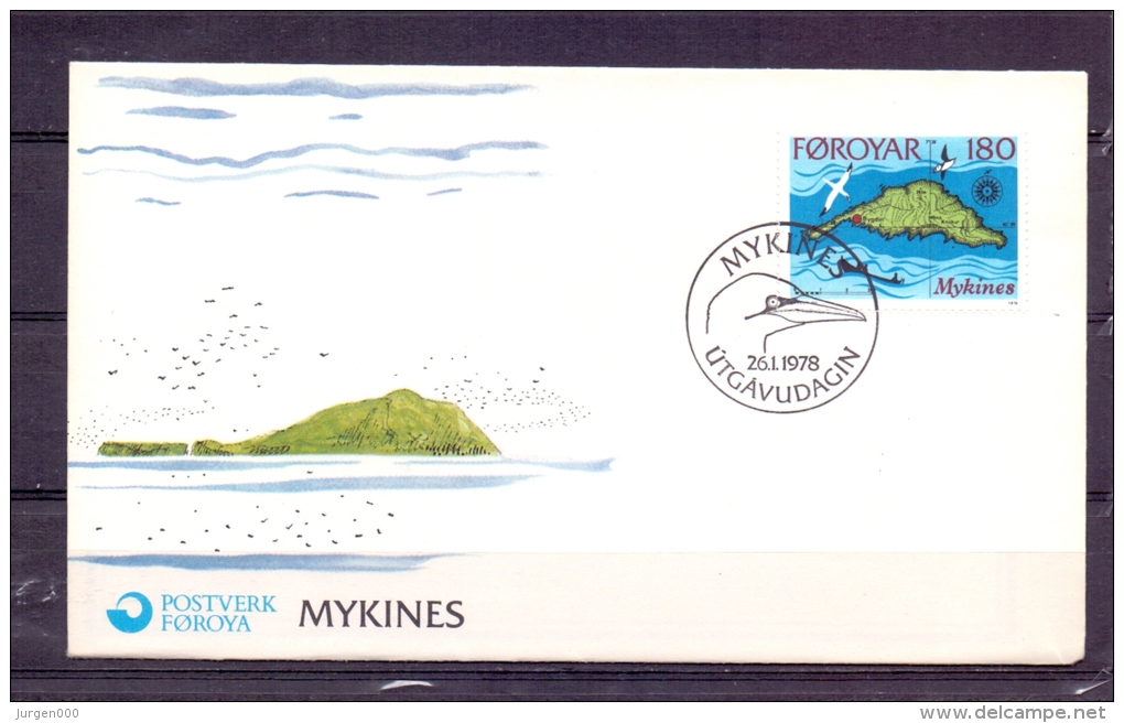 Föroyar - Mykines - Ütgävudagin 26/1/1978 (RM4368) - Pelikanen