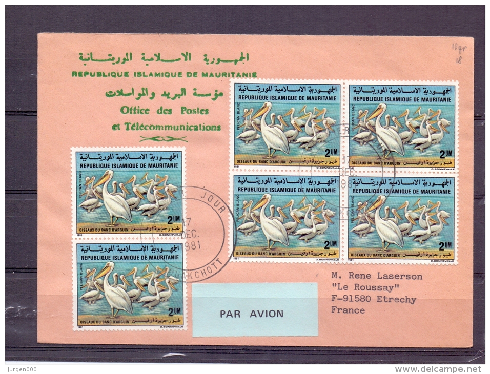 Rep. Islam. Mauretanie -  Premier Jour 17/12/1981 (RM4369) - Pélicans