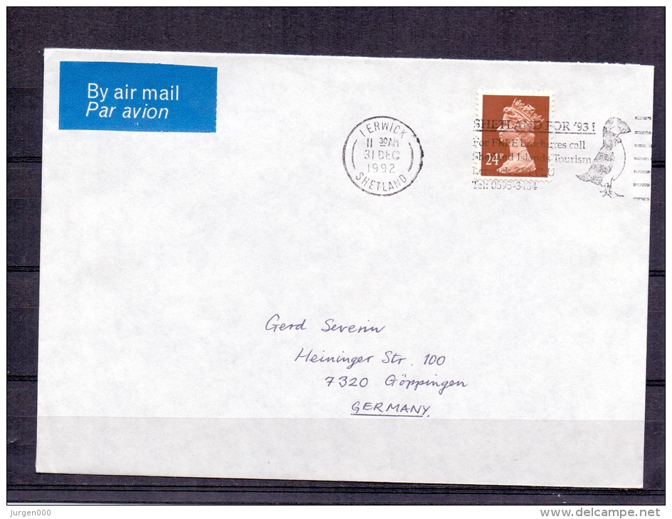 Great Britain -  Lerwick - Shetland 31/12/1992  (RM4773) - Sonstige & Ohne Zuordnung