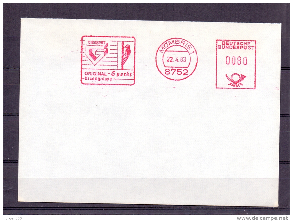 Deutsche Bundespost - Original Spechterzeugnisse - Mömbris 22/4/1983 (RM4789) - Picchio & Uccelli Scalatori