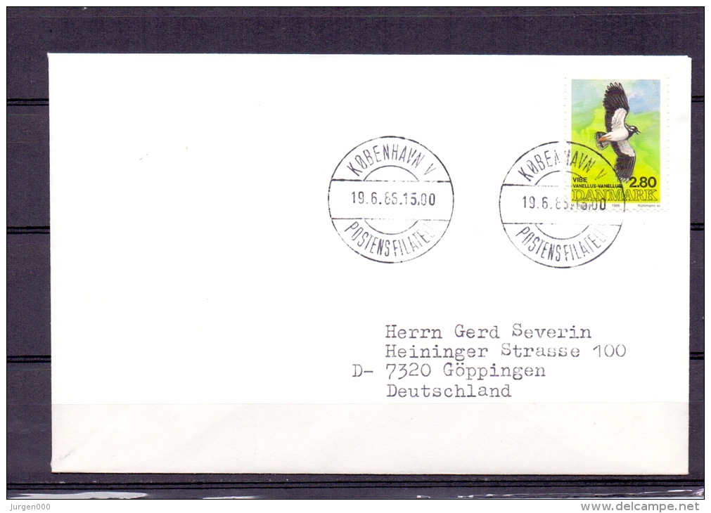 Danmark - Vanellus Vanellus - Postenfilatelie  - Kobenhavn 19/6/86  (RM5082) - Altri & Non Classificati