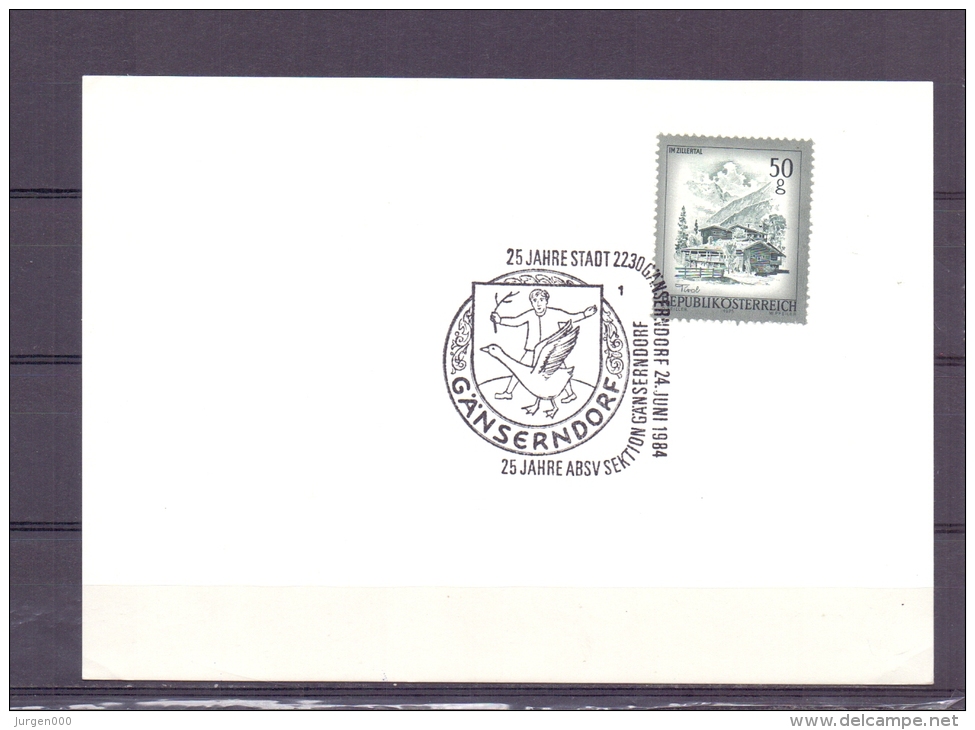 Rep. Österreich - 25 Jahre Stadt Gänserndorf 24/6/1984  (RM5511) - Ganzen