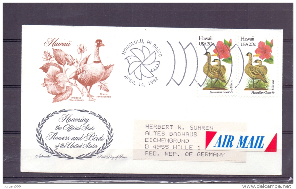 U.S.A. - Branta Sandvicensius - Honolulu 14/4/1982 (RM5517) - Oies