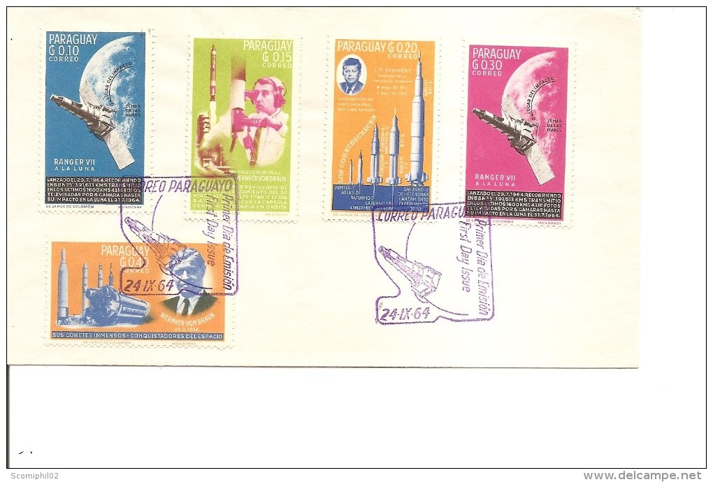 Espace -Fusées ( FDC Du Paraguay De 1964 à Voir) - South America