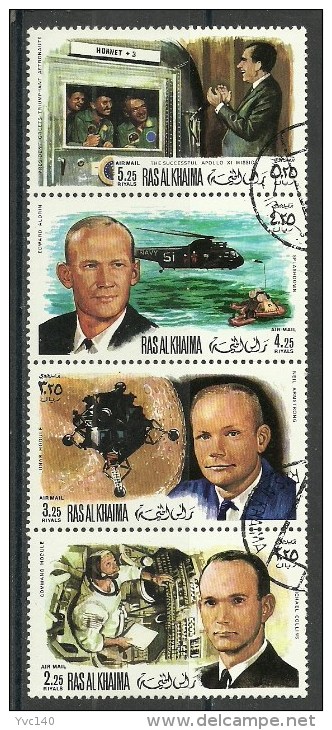 Ras Al-Khaima ; 1969 "Apollo 11" Astronauts - USA