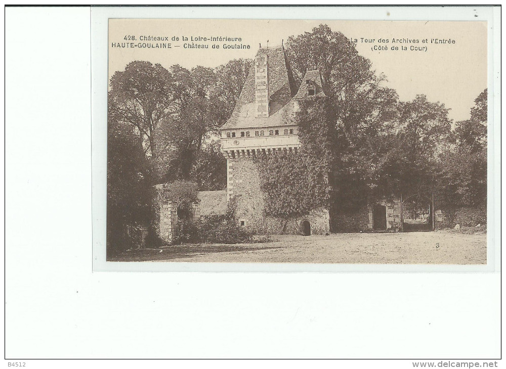 44 HAUTE GOULAINE Chateau De Goulaine , La Tour Des Archives - Haute-Goulaine