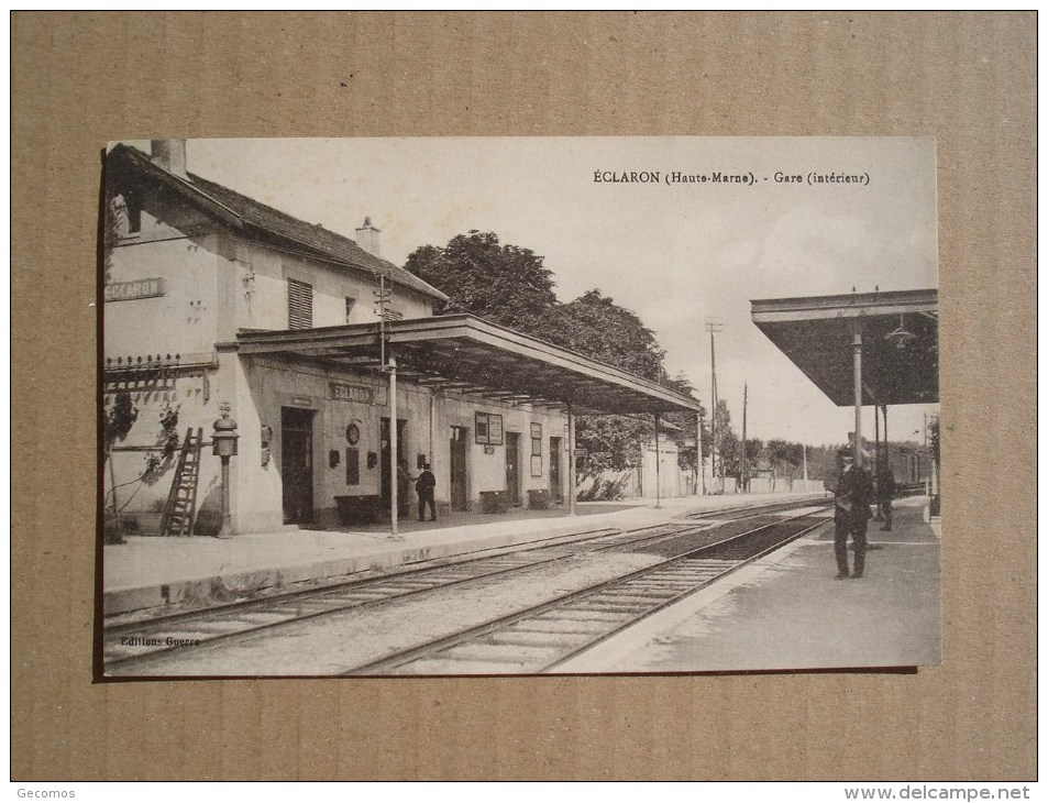 CPA 52 - ECLARON - Gare (intérieur) - Eclaron Braucourt Sainte Liviere
