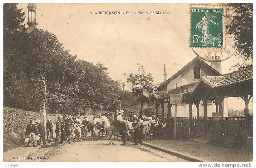 7 - ROBINSON - SUR LA ROUTE DE MALABRY - Autres & Non Classés