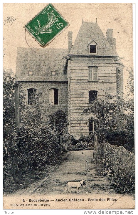 FRIVILLE-ESCARBOTIN FRIVILLE ANCIEN CHATEAU ECOLE DES FILLES PETIT CHIEN - Friville Escarbotin