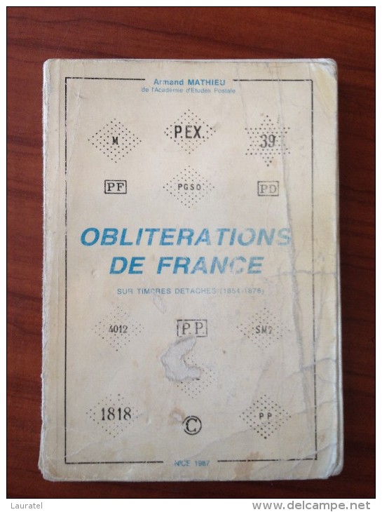 Mathieu 1987 Obliterations De France RAre - Frankrijk