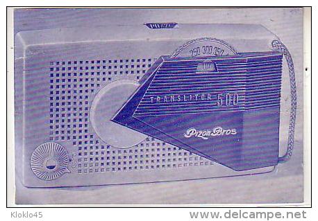 NOTICE D´EMPLOI  Du TRANSLITOR 500 Pizon Bros - ( Transistor )  Format 9.5 X 14 Cm Couleur Bleu - Audio-Visual