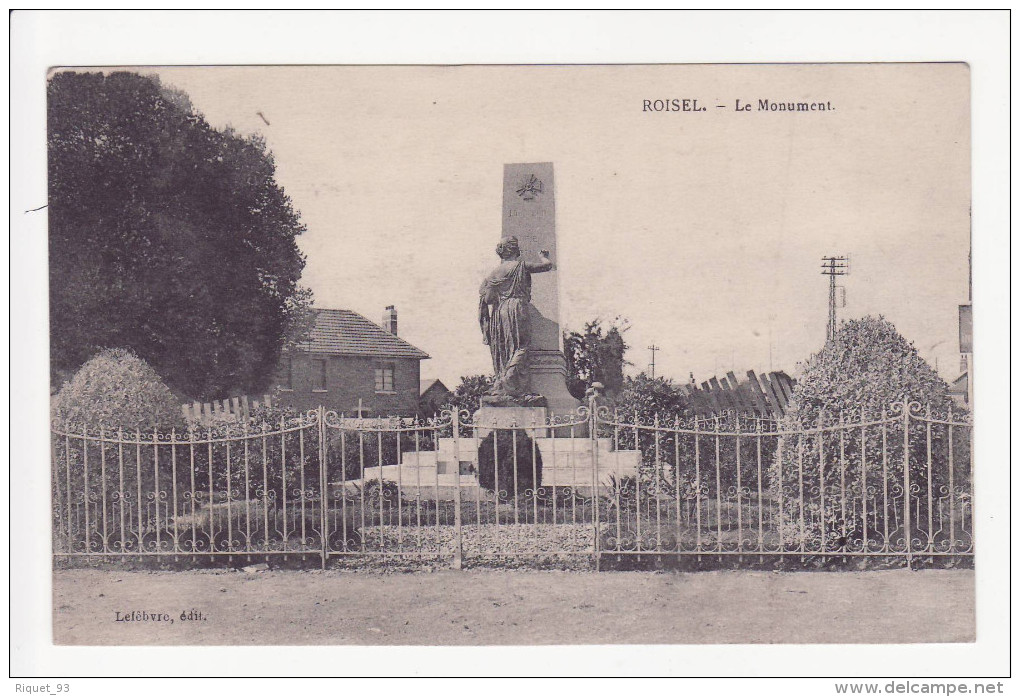 ROISEL - Le  Monument - Roisel