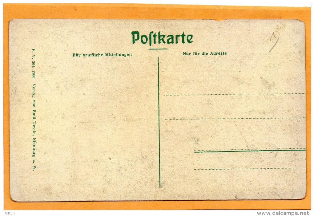 Nienburg A W 1905 Postcard - Nienburg
