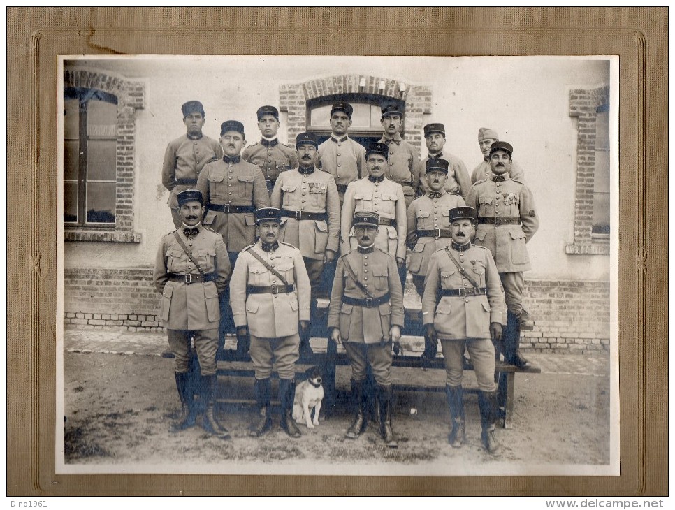 PHOTO 59 - MILITARIA - Photo Originale ( 28 X 23 ) Militaire - Soldats Du 101e Régiment - Photo L. PEZET à LUNEVILLE - Guerra, Militares