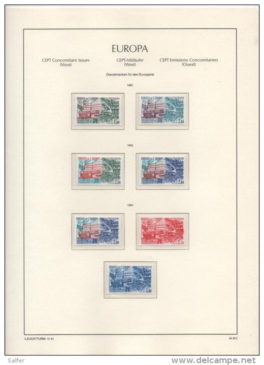 CONSIGLIO D'EUROPA -  CONSEILLE DE L'EUROPE - EUROPEAN COUNCIL 1958/2003  MNH - Collezioni