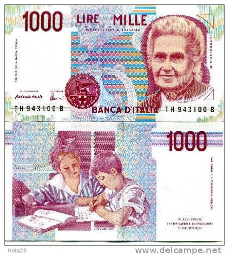 Italia - 1000 Lire - 1990 Y - UNC - 1000 Lire