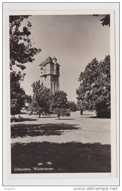 IJMUIDEN WATERTOREN - CARTE FORMAT CPA NON VOYAGEE - IJmuiden