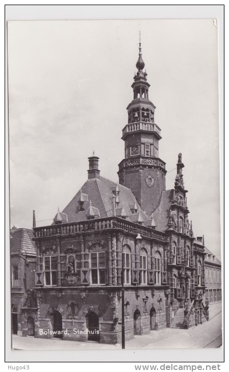 BOLSWARD - STADHUIS - CARTE FORMAT CPA NON VOYAGEE - Bolsward