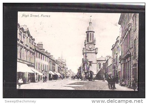 FORRES HIGH STREET MORAY MORAYSHIRE SCOTLAND - Moray