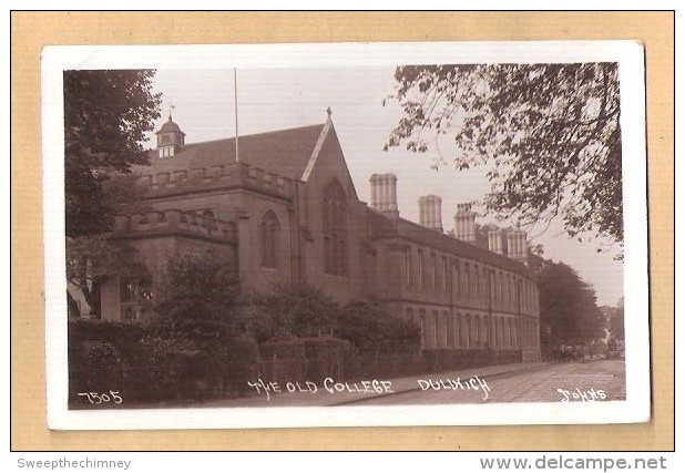 RP THE OLD COLLEGE DULWICH By JOHNS 7505 LONDON SUBURBS USED 1914 - London Suburbs