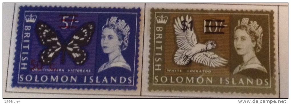 Solomon Islands 1966 Mi 136 Short Set Mnh - Salomonseilanden (...-1978)