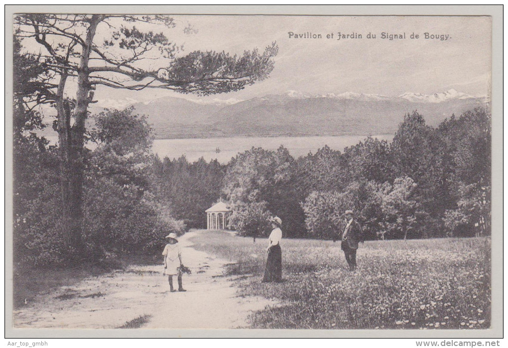 VD BOUGY 1915-VII-5 Bougy-Villars Pavillon, Jardin Du Signal Photo - Bougy-Villars