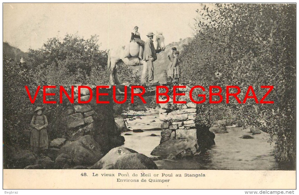 ERGUE  GABERIC       VIEUX PONT DU STANGALA - Ergué-Gabéric