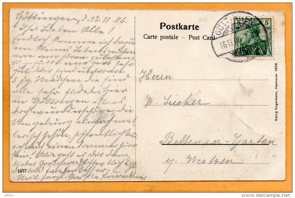 Gottingen Auditiroium Der Universitat 1905 Postcard - Goettingen