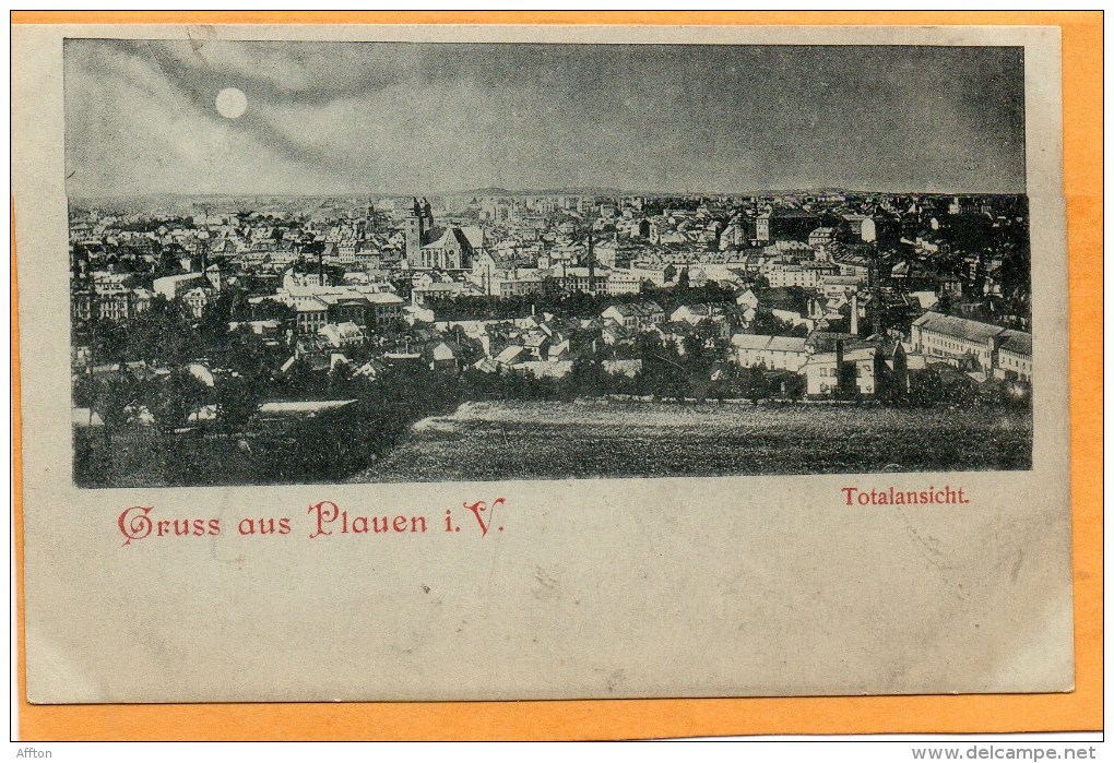 Gruss Aus Plauen I V 1900 Postcard - Plauen