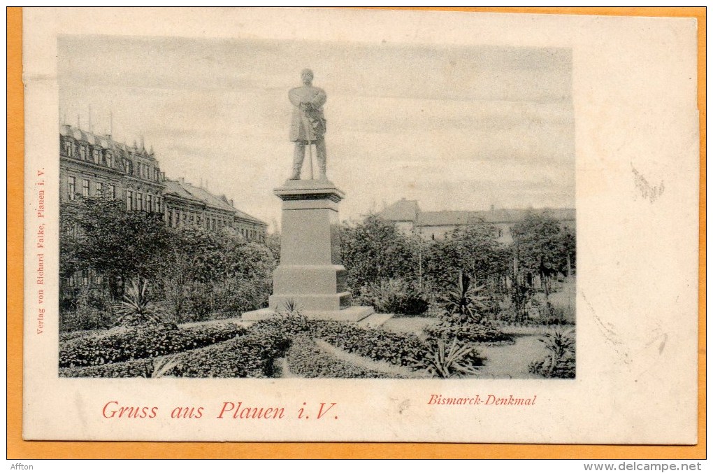 Gruss Aus Plauen I V 1900 Postcard - Plauen