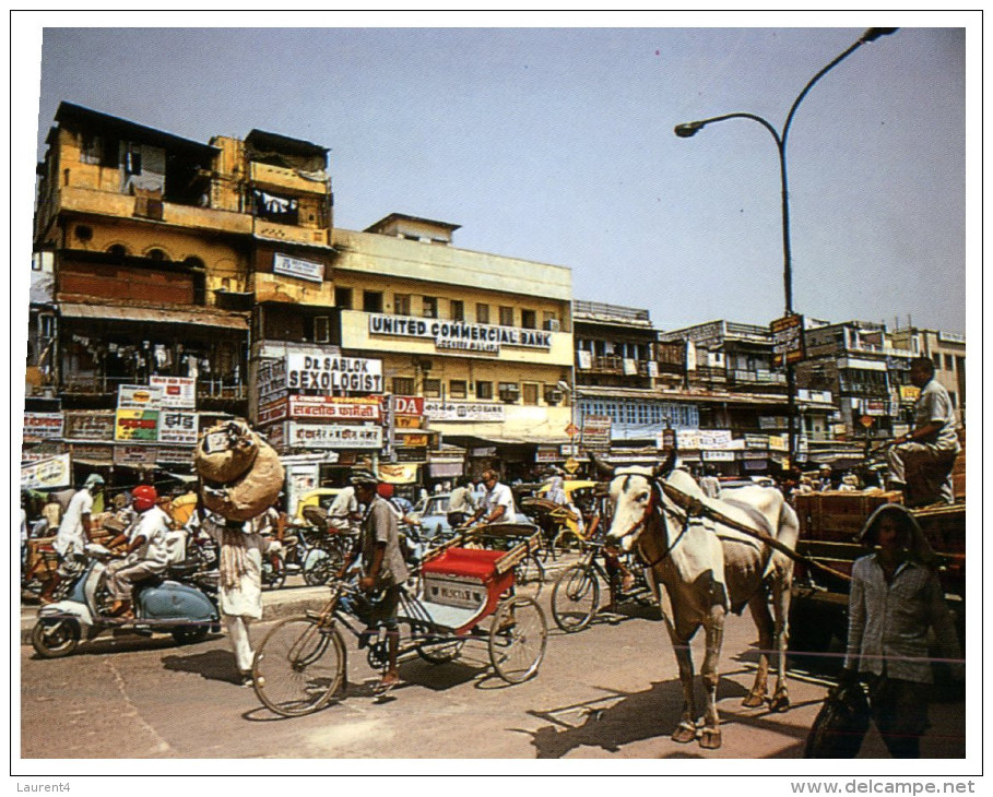 (369) Cycle - Velo - Bicyclette Et Vache - India Delhi - Altri & Non Classificati