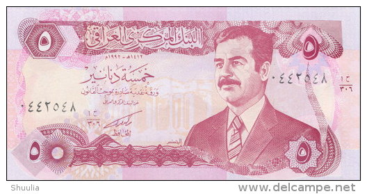 Iraq 5 Rials (1993) Pick 80 UNC - Iraq