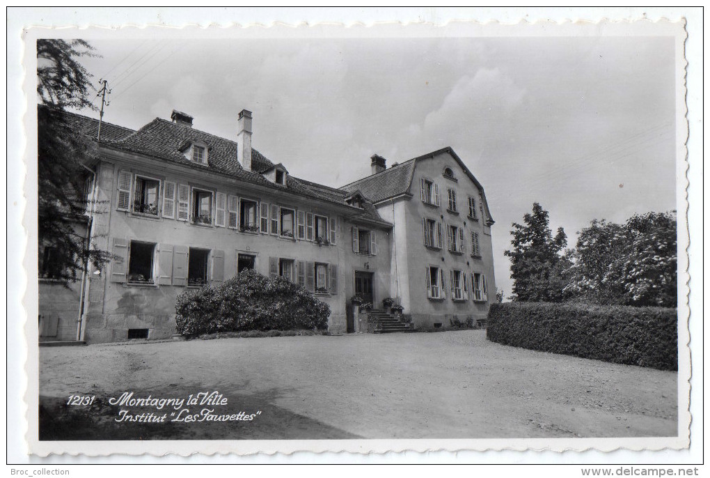 Montagny-la-Ville, Institut " Les Fauvettes ", 1956, éd. Perrochet N° 12131 - Montagny