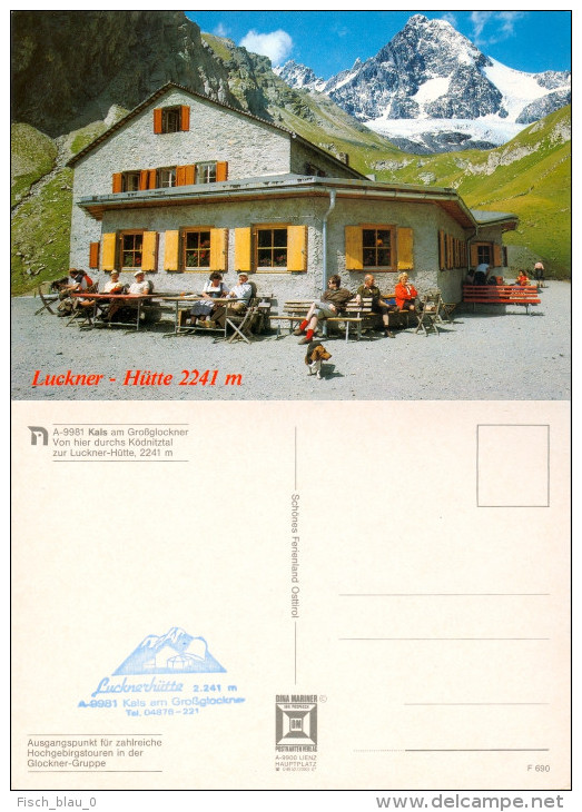 1) AK Osttirol Luckner-Hütte 9981 Kals Am Großglockner Ködnitztal Lucknerhütte Schutzhütte Berghütte Alpen Refuge - Kals