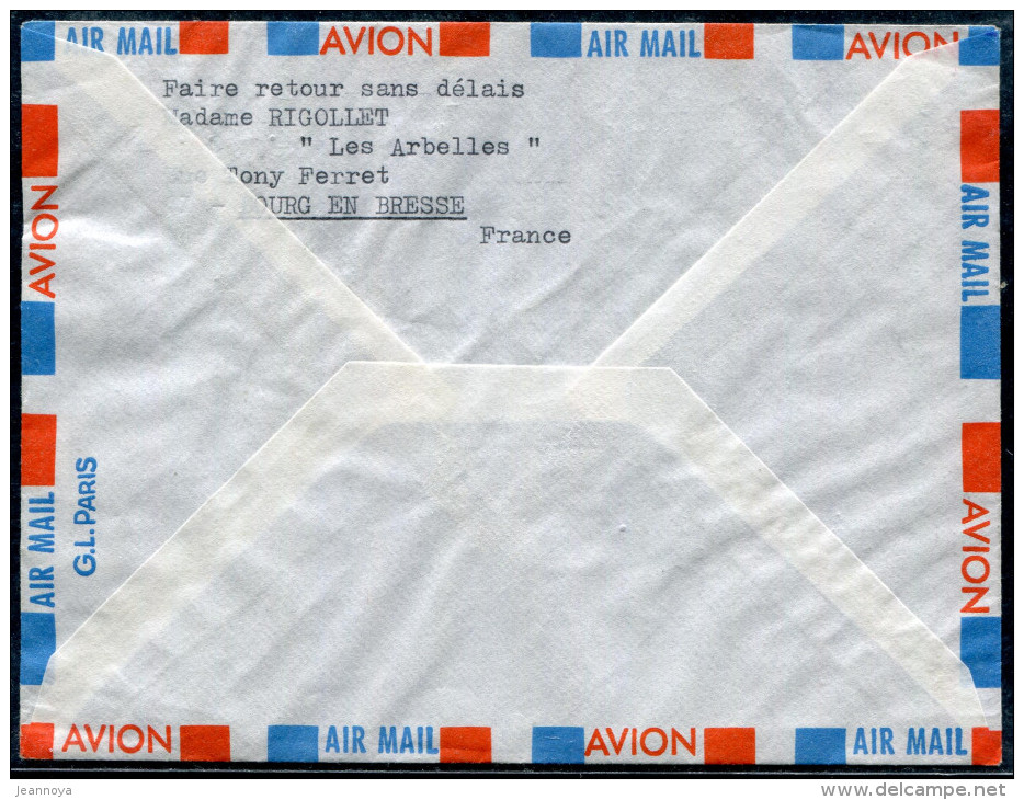 FRANCE - N° 1457 / LETTRE AVION DE PARIS LE 10/2/1966, 1ére LIAISON PAR CORONADO, PARIS BEYROUTH - TB - Primeros Vuelos