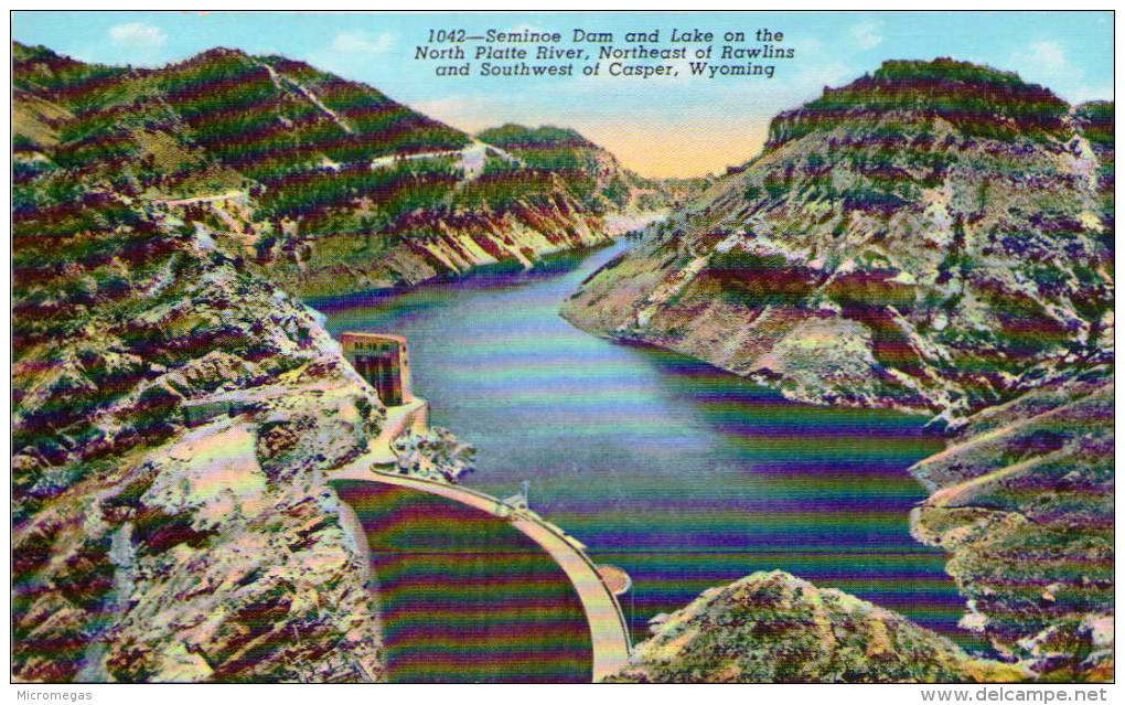 Seminoe Dam And Lake On The North Platte River Northeast Of Rawlins And Southwest Of Casper, Wyoming - Casper
