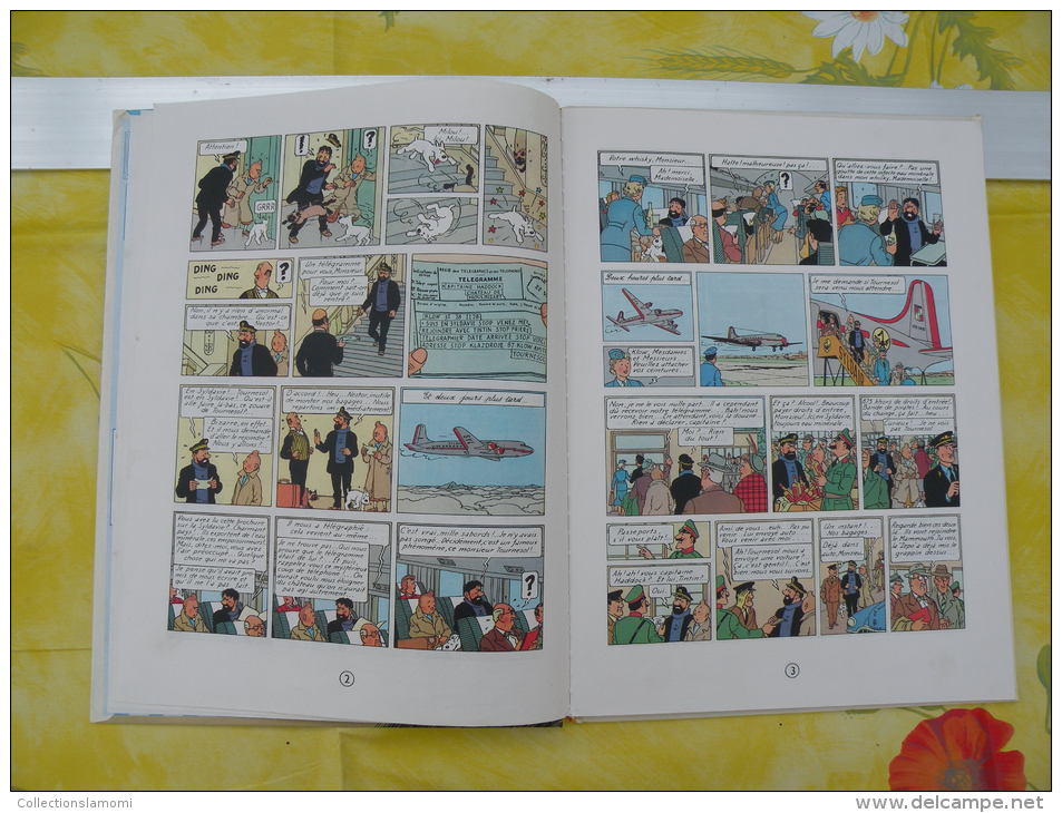 BD, LES AVENTURES DE TINTIN, Objectif Lune, 1966 Hergé - 62 Pages édit Casterman - Tintin