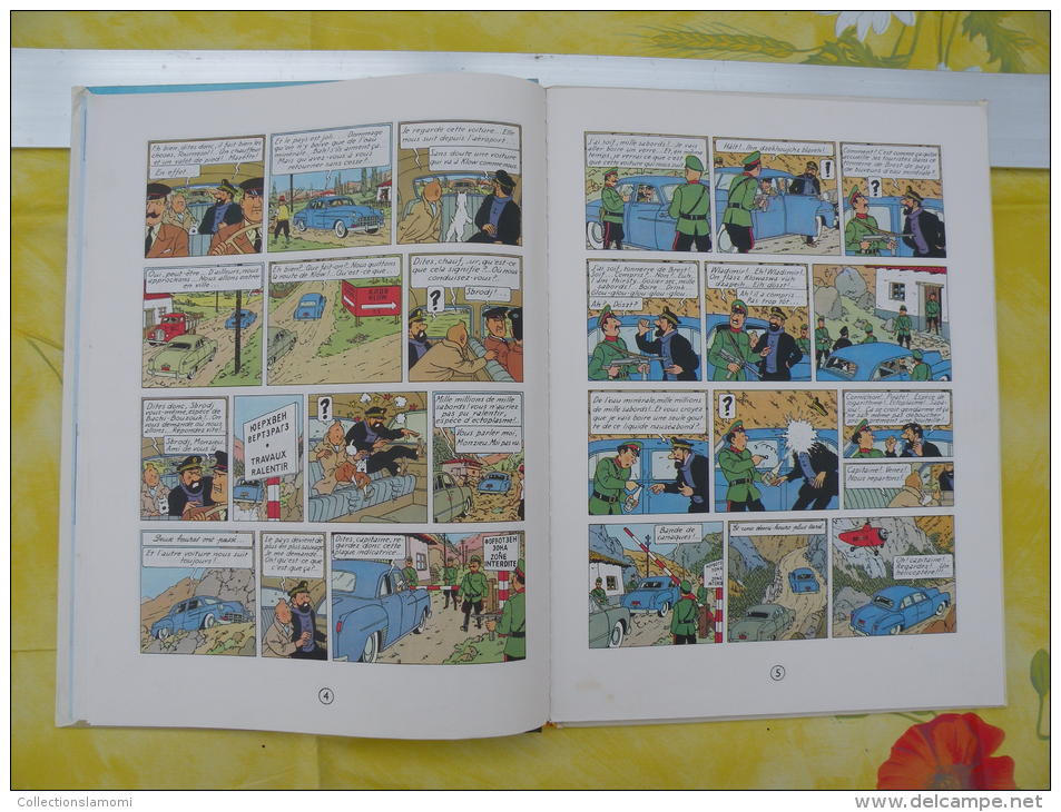 BD, LES AVENTURES DE TINTIN, Objectif Lune, 1966 Hergé - 62 pages édit Casterman