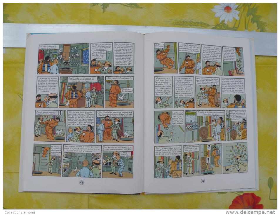 BD, LES AVENTURES DE TINTIN, Objectif Lune, 1966 Hergé - 62 pages édit Casterman