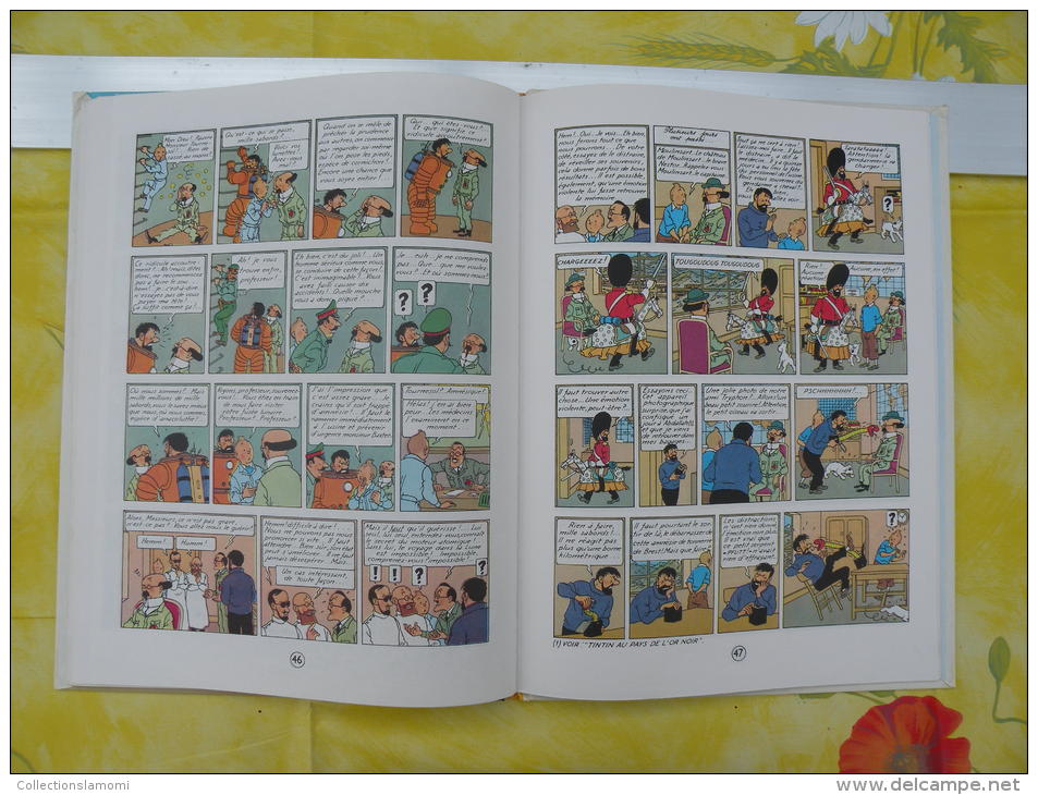 BD, LES AVENTURES DE TINTIN, Objectif Lune, 1966 Hergé - 62 pages édit Casterman