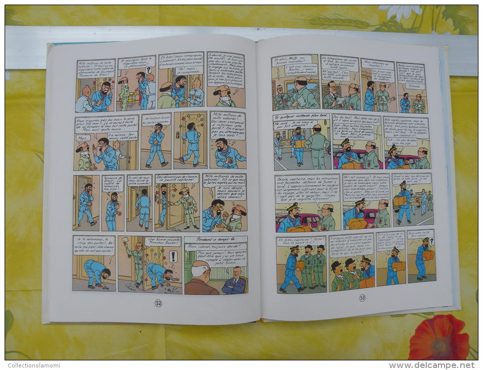 BD, LES AVENTURES DE TINTIN, Objectif Lune, 1966 Hergé - 62 pages édit Casterman