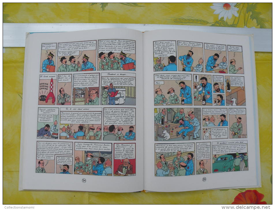 BD, LES AVENTURES DE TINTIN, Objectif Lune, 1966 Hergé - 62 pages édit Casterman