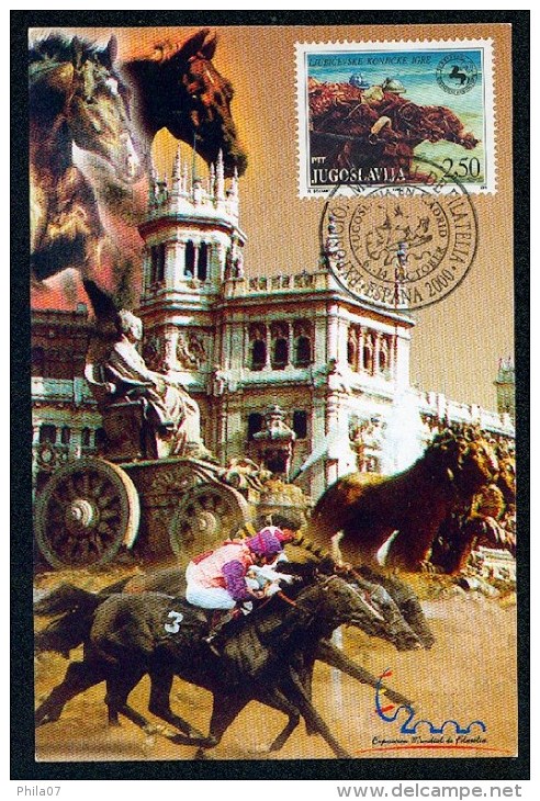 Yugoslavia 1996. Maximum Cards - ´La Fontana Cibele Y El Correo En El Fondo´ - Maximumkarten