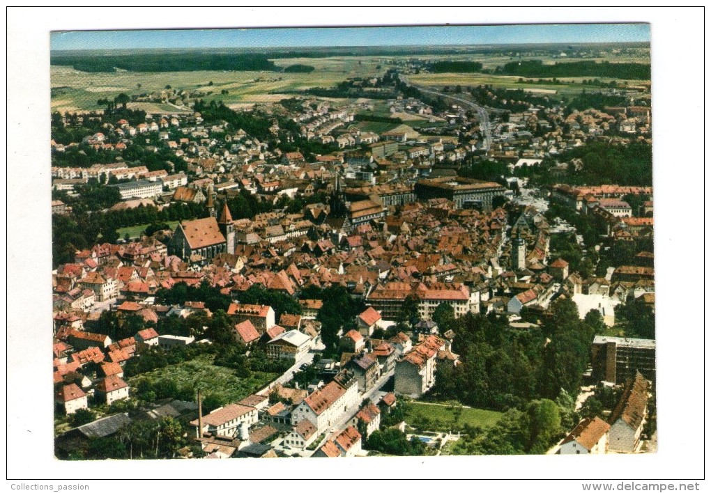 Cp , Allemagne , ANSBACH/BAYERN , Vierge , Schöning & Co , Vue Aerienne - Ansbach