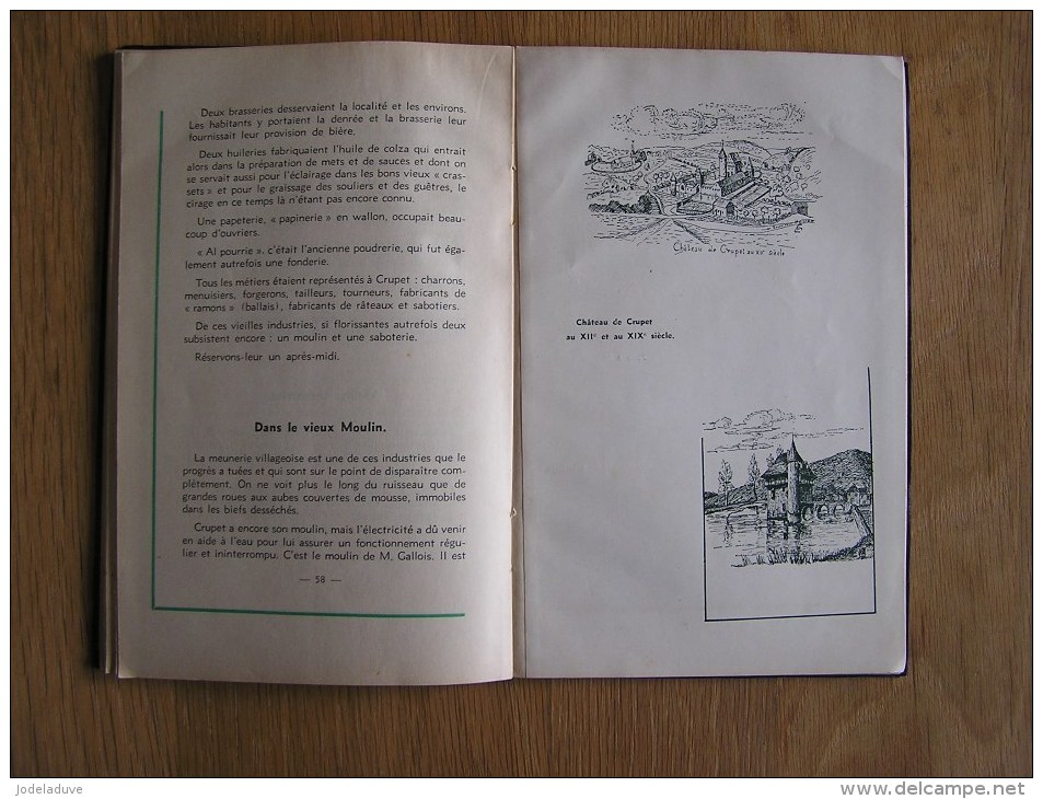 LA VALLEE DU BOCQ Légendes Histoire Moreaux J Régionalisme Yvoir Evrehailles Bauche Durnal Ronchinne Crupet Spontin - Belgique