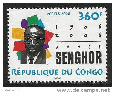 Congo 2006 Writer Former President Of Senegal Leopold Senghor Mint - Ongebruikt