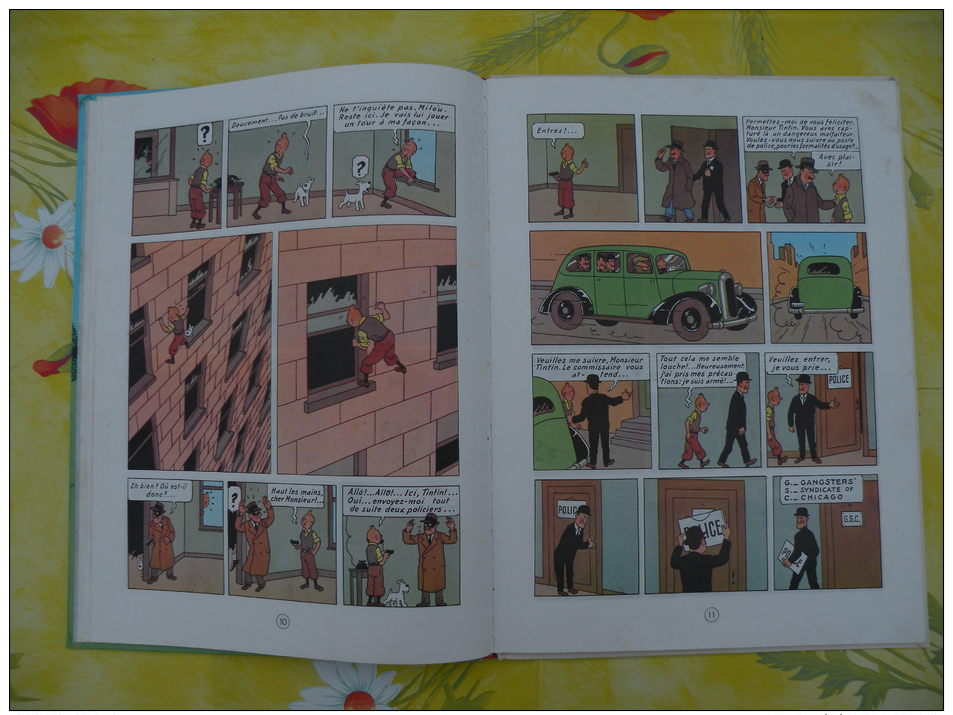 BD, LES AVENTURES DE TINTIN, Tintin en Amérique, 1981 Hergé - 62 pages édit Casterman